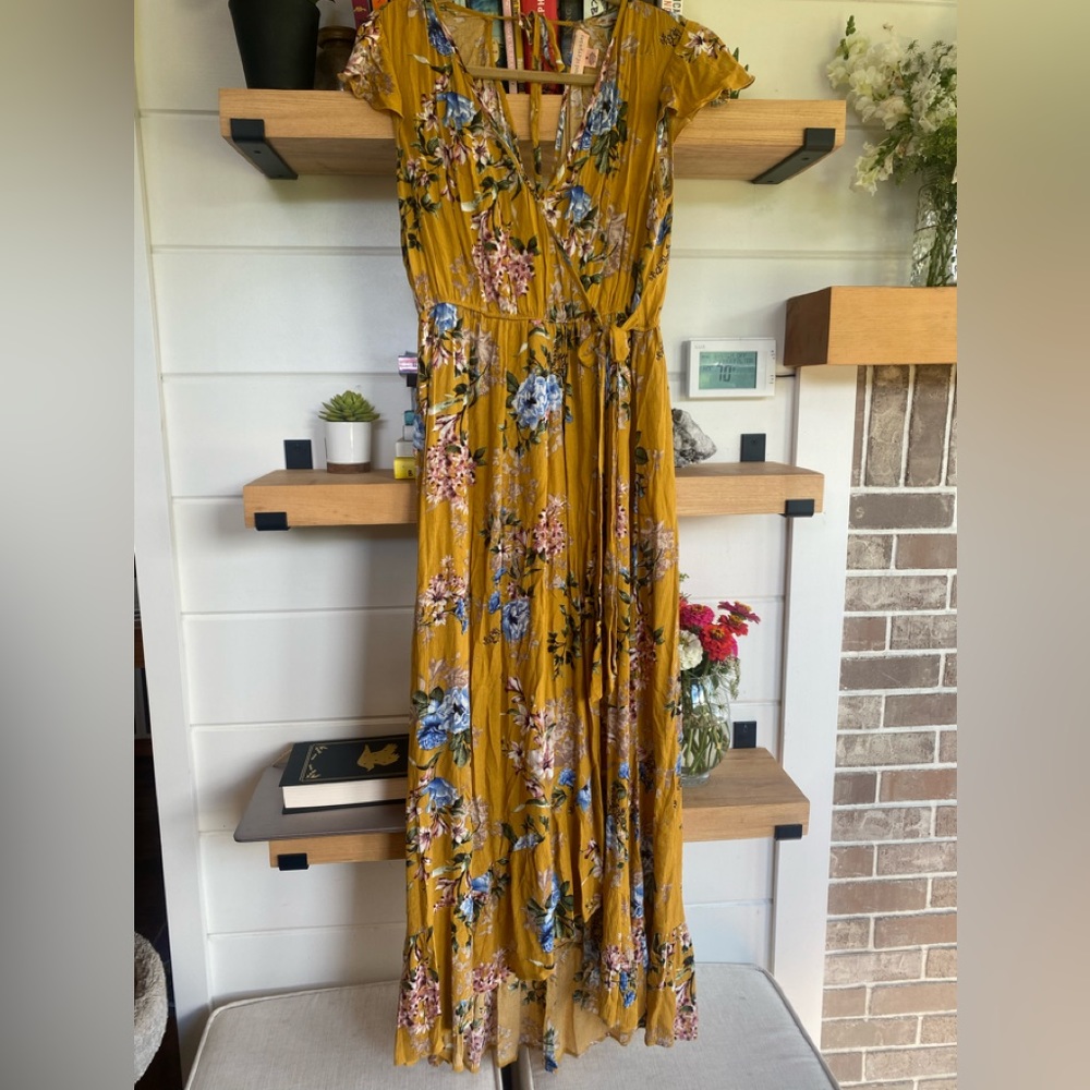 Floral boho summer dress